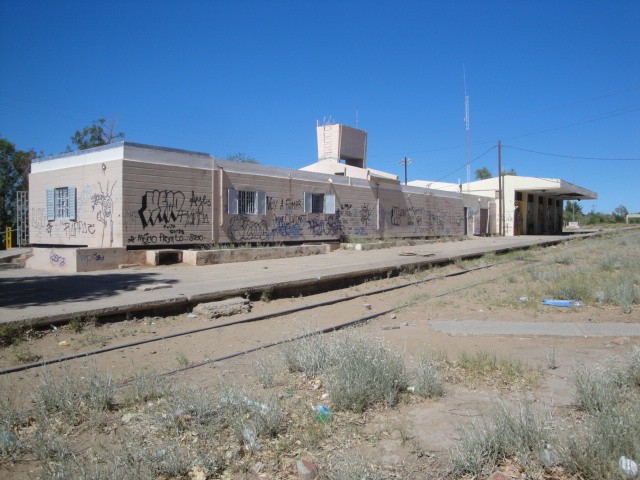 Foto: estación Cutral-Co, FC Roca - Cutral Co (Neuquén), Argentina