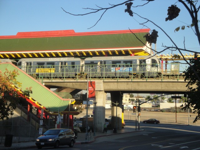 Foto: estación Chinatown, Línea Oro del Metro - Los Ángeles (California), Estados Unidos