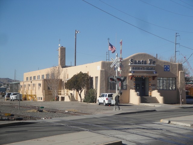 Foto: estación de carga del FC Santa Fe - El Paso (Texas), Estados Unidos