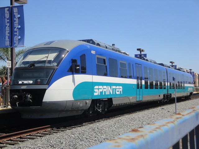 Foto: tren Sprinter - Oceanside (California), Estados Unidos