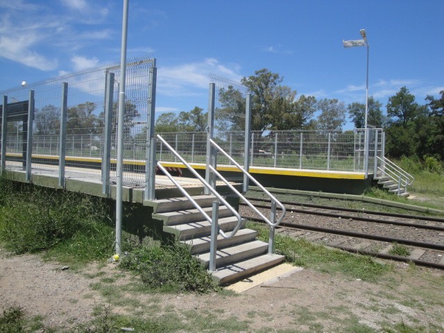 Foto: estación del FC San Martín - Manzanares (Buenos Aires), Argentina