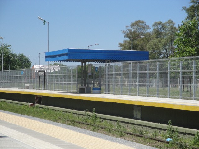 Foto: estación del FC San Martín - Manzanares (Buenos Aires), Argentina