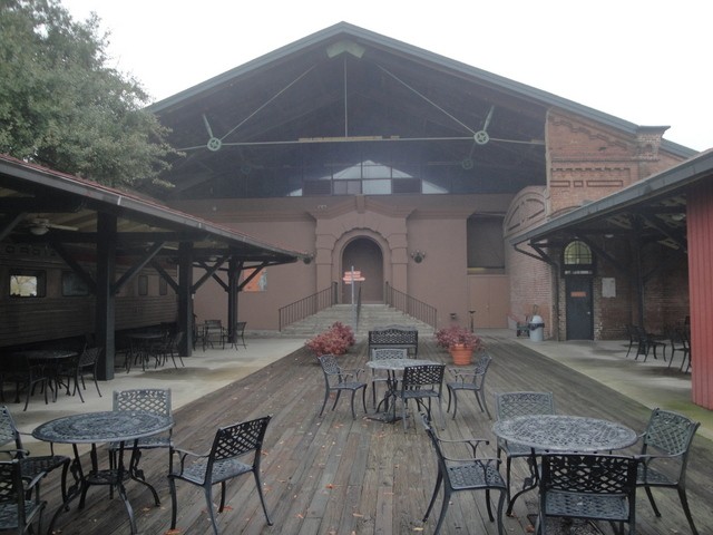 Foto: fondo de la ex estación de pasajeros - Savannah (Georgia), Estados Unidos