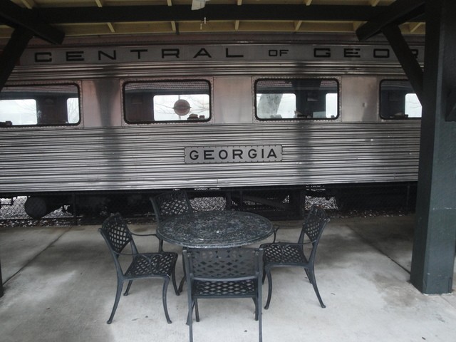 Foto: fondo de la ex estación de pasajeros - Savannah (Georgia), Estados Unidos