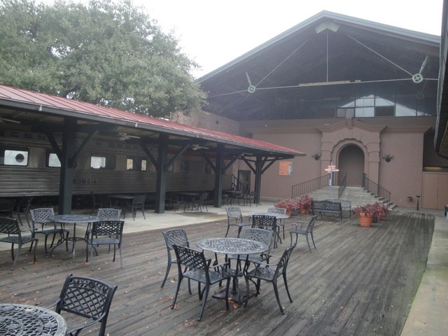 Foto: fondo de la ex estación de pasajeros - Savannah (Georgia), Estados Unidos