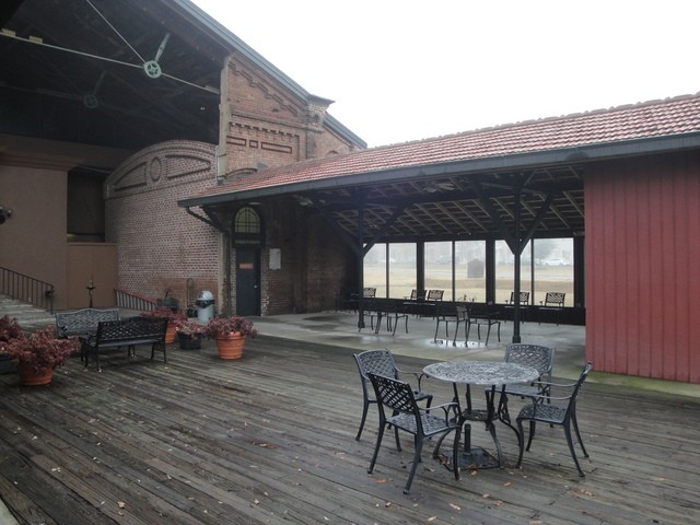 Foto: fondo de la ex estación de pasajeros - Savannah (Georgia), Estados Unidos