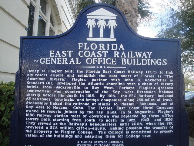 Foto: ex administración del Florida East Coast Railway - Saint Augustine (Florida), Estados Unidos