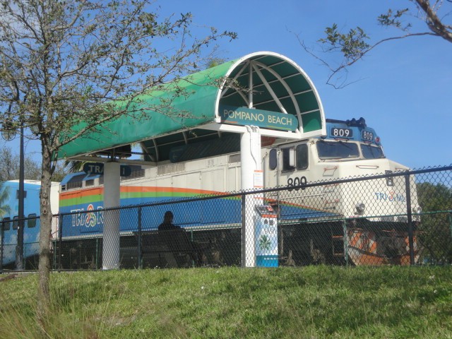 Foto: estación de Tri-Rail - Pompano Beach (Florida), Estados Unidos