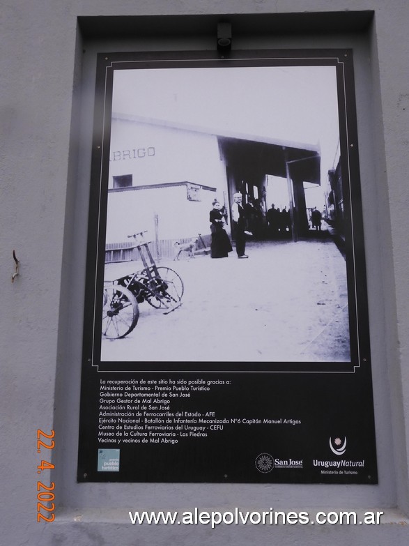 Foto: Estacion Mal Abrigo ROU - Mal Abrigo (San José), Uruguay