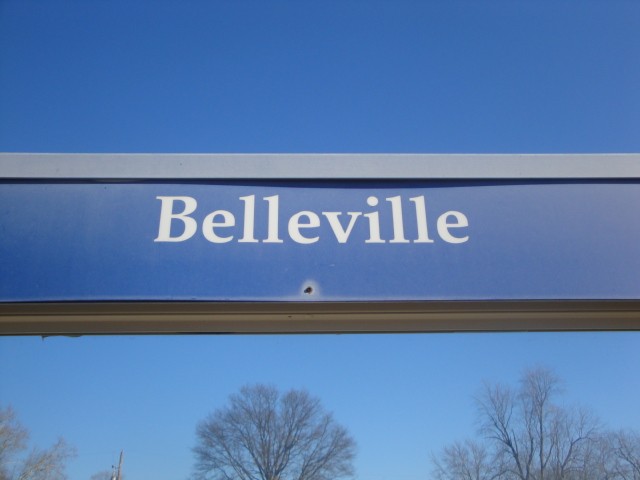 Foto: estación Belleville del metrotranvía Metrolink - Belleville (Illinois), Estados Unidos