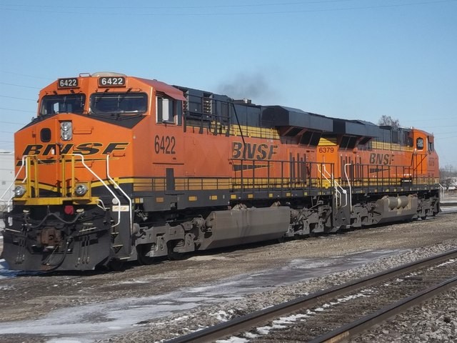 Foto: locomotoras de Burlington Northern & Santa Fe - Topeka (Kansas), Estados Unidos