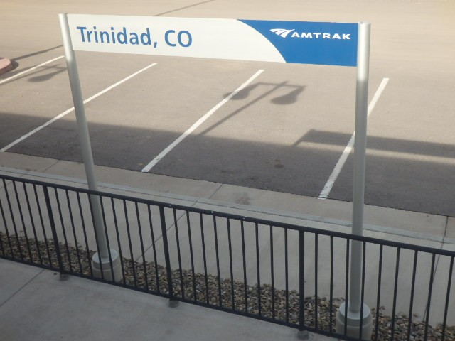 Foto: nomenclador de la estación - Trinidad (Colorado), Estados Unidos