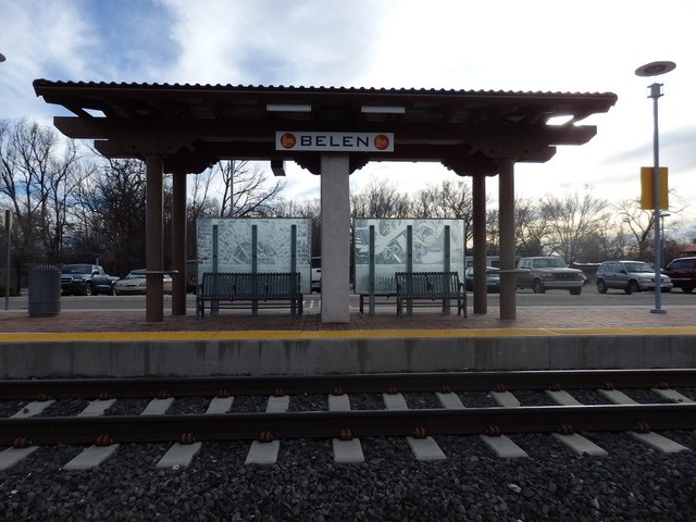 Foto: estación del Rail Runner - Belen (New Mexico), Estados Unidos