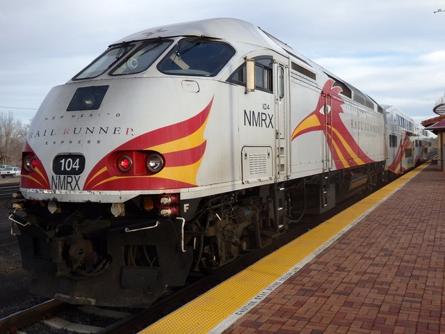 Foto: tren Rail Runner - Belen (New Mexico), Estados Unidos