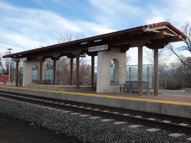 Foto: estación del Rail Runner - Belen (New Mexico), Estados Unidos