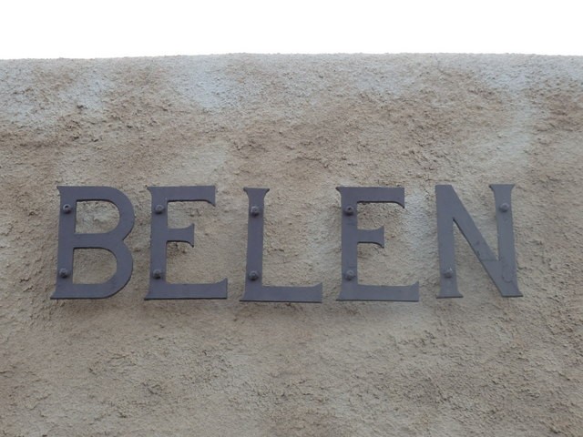 Foto: nomenclador de la estación original - Belen (New Mexico), Estados Unidos