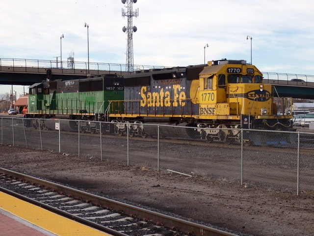 Foto: locomotoras del FC BNSF - Belen (New Mexico), Estados Unidos