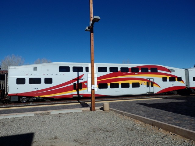 Foto: coche del tren Rail Runner - Santa Fe (New Mexico), Estados Unidos