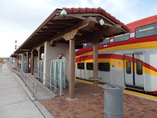 Foto: estación del Rail Runner - Belen (New Mexico), Estados Unidos