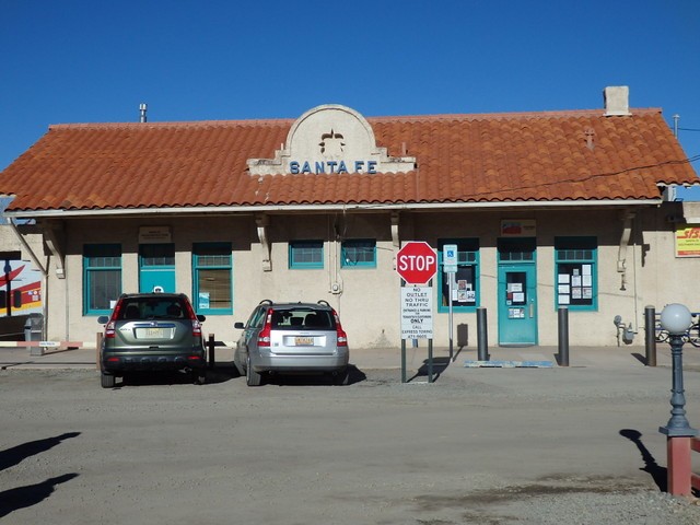 Foto: estación terminal del tren Rail Runner - Santa Fe (New Mexico), Estados Unidos