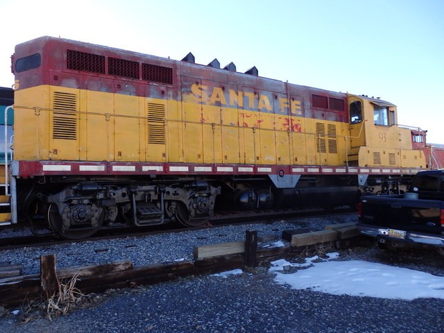 Foto: locomotora del SFSR - Santa Fe (New Mexico), Estados Unidos