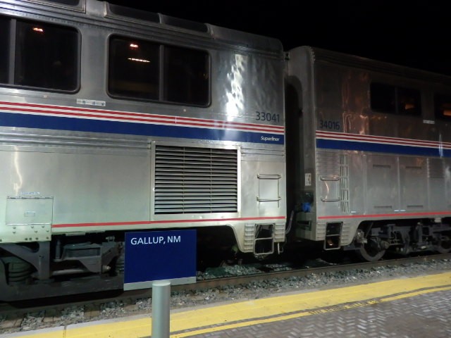 Foto: tren de Amtrak en estación Gallup - Gallup (New Mexico), Estados Unidos