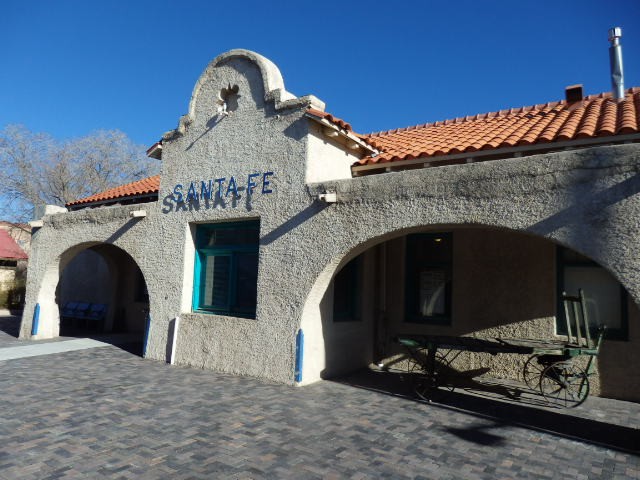 Foto: estación terminal del Rail Runner - Santa Fe (New Mexico), Estados Unidos