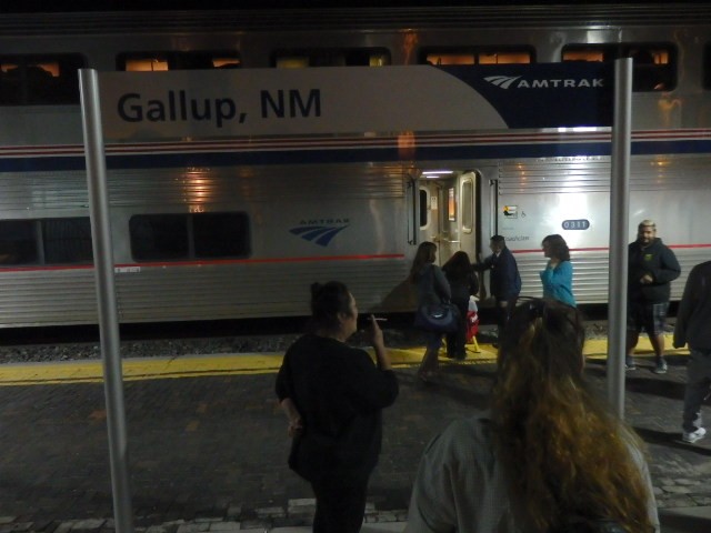 Foto: tren de Amtrak en estación Gallup - Gallup (New Mexico), Estados Unidos