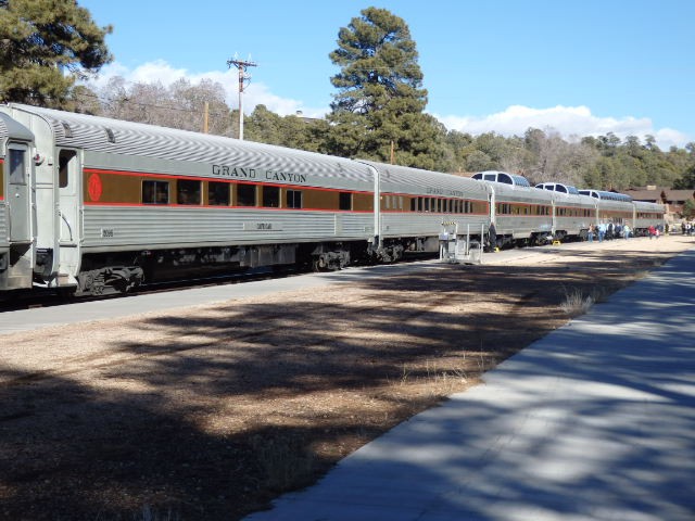 Foto: tren turístico Grand Canyon Railway - Grand Canyon Village (Arizona), Estados Unidos