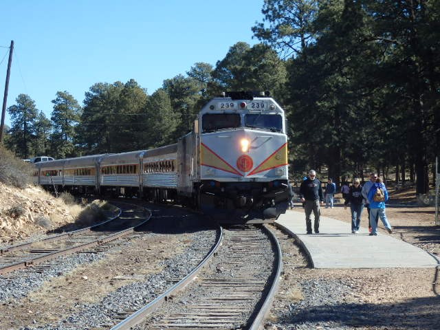 Foto: tren turístico Grand Canyon Railway - Grand Canyon Village (Arizona), Estados Unidos