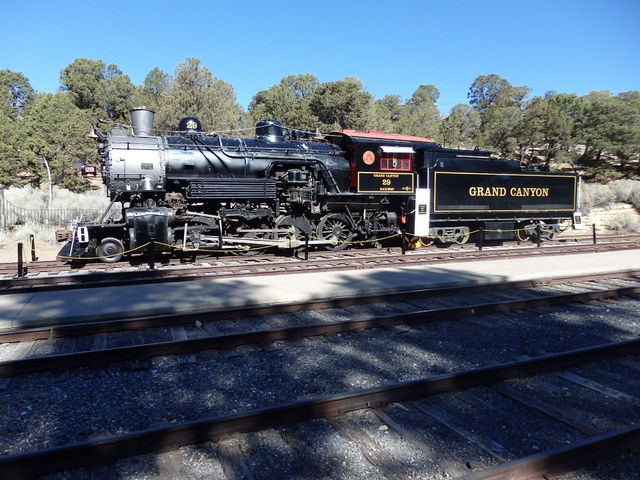 Foto: vaporera de monumento en la estación - Grand Canyon Village (Arizona), Estados Unidos