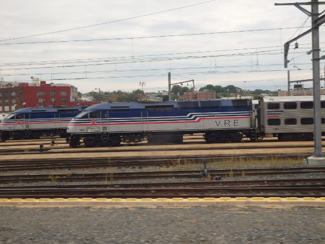 Foto: tren VRE (Virginia Railway Express) - Washington (Washington, D.C.), Estados Unidos