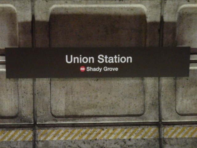 Foto: nomenclador de estación del Metro de Washington - Washington (Washington, D.C.), Estados Unidos