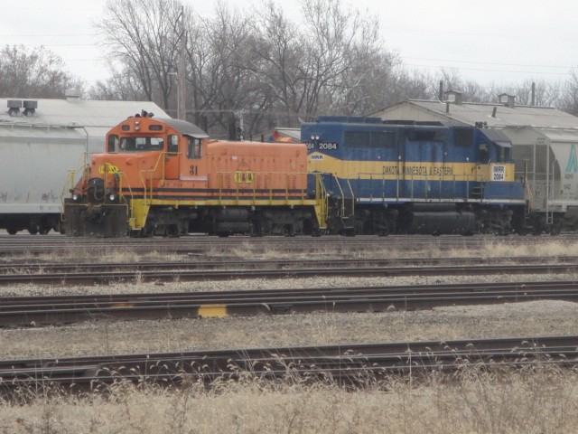 Foto: locomotoras del Illinois & Midland Railroad - Springfield (Illinois), Estados Unidos