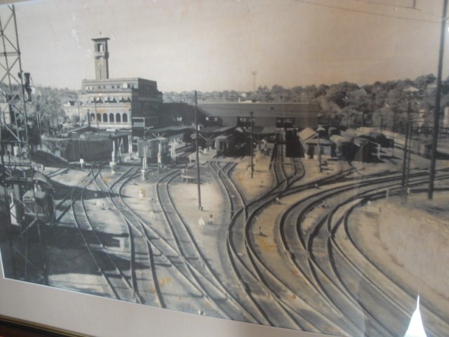 Foto: estación actual y sus múltiples vías ya desaparecidas - Little Rock (Arkansas), Estados Unidos