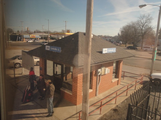 Foto: apeadero de Amtrak - Carlinville (Illinois), Estados Unidos