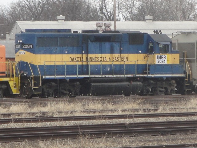 Foto: locomotora del Illinois & Midland Railroad, antes del DM&E - Springfield (Illinois), Estados Unidos