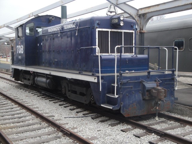 Foto: material rodante en la ex Union Station - Saint Louis (Missouri), Estados Unidos