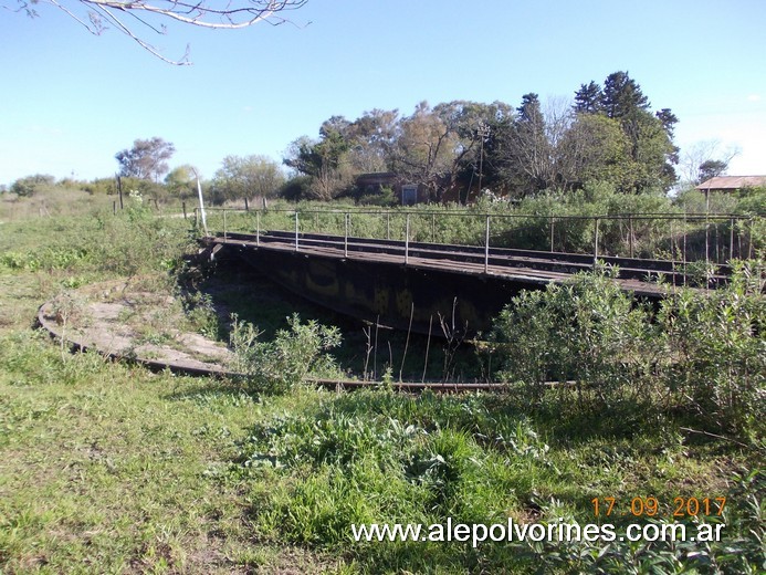 Foto: Estacion Faustino Parera - Mesa Giratoria - Faustino Parera (Entre Ríos), Argentina