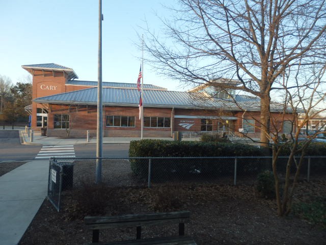 Foto: estación de Amtrak y NCRR - Cary (North Carolina), Estados Unidos