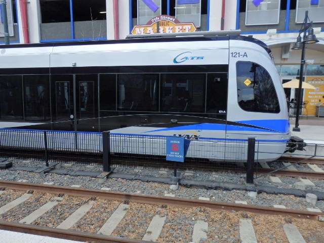 Foto: Lynx Blue Line en estación Seventh Street - Charlotte (North Carolina), Estados Unidos