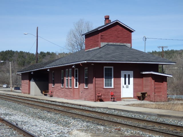 Foto: estación Montpelier-Barre, de Amtrak - Berlin (Vermont), Estados Unidos