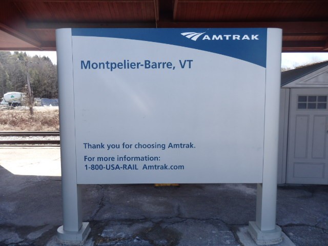 Foto: estación Montpelier-Barre, de Amtrak - Berlin (Vermont), Estados Unidos