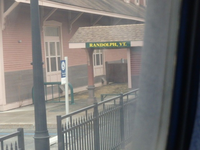 Foto: estación convertida a uso para buses - Randolph (Vermont), Estados Unidos