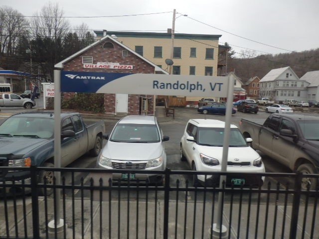 Foto: estación de Amtrak - Randolph (Vermont), Estados Unidos