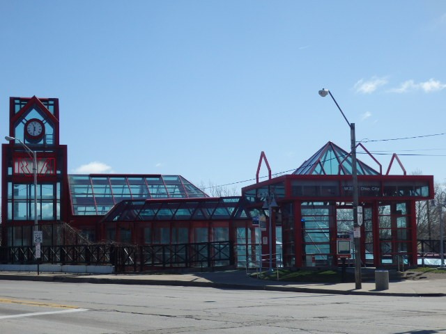 Foto: estación Ohio City del metrotranvía - Cleveland (Ohio), Estados Unidos