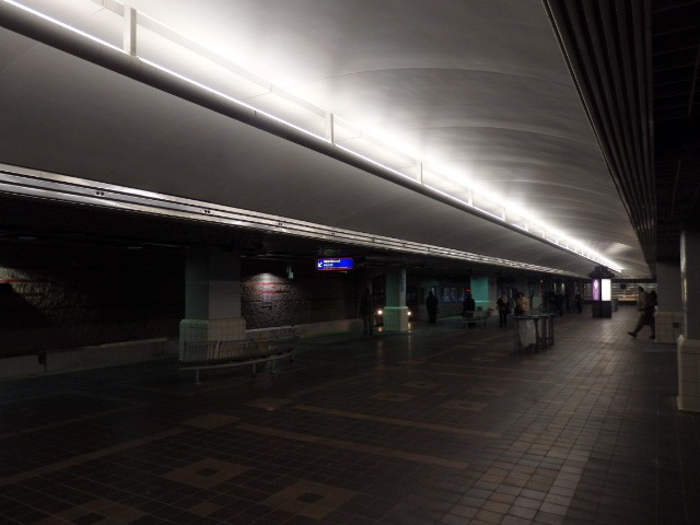 Foto: estación Tower City de las tres líneas de metro - Cleveland (Ohio), Estados Unidos