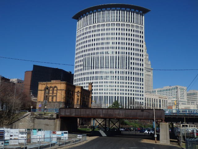 Foto: ese edificito ocre fue la estación del FC Cleveland Terminal & Valley - Cleveland (Ohio), Estados Unidos