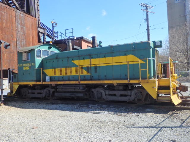 Foto: locomotora de un ferrocarril industrial - Cleveland (Ohio), Estados Unidos