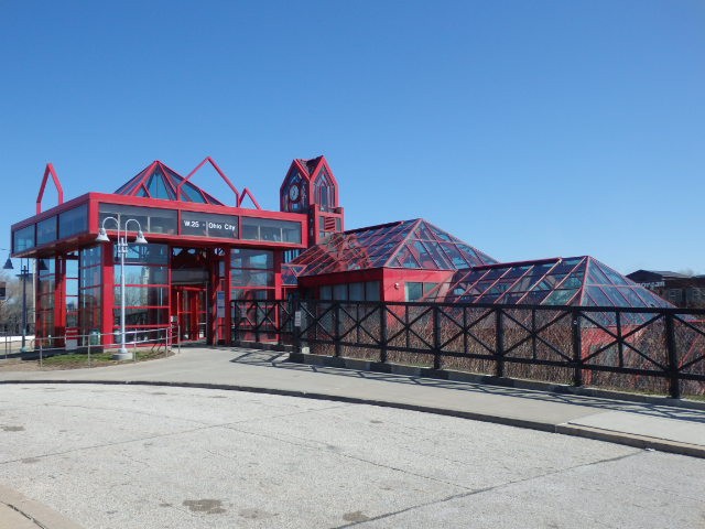 Foto: estación Ohio City del metrotranvía - Cleveland (Ohio), Estados Unidos